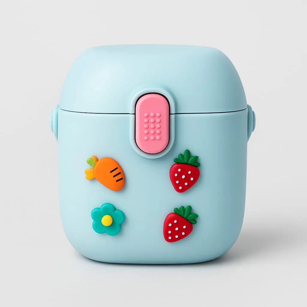 Cute Fruit & Veggie Baby Milk Powder Container