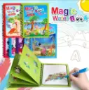 Magic Water Book | Reusable Coloring Book with Water Pen
