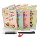 Magic Auto-Disappearing Hand Writing Books Set (Pack of 4)
