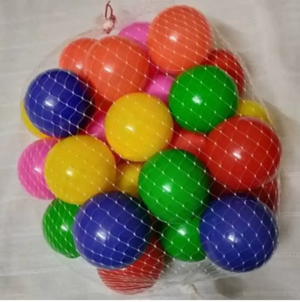 Round Multicolor Soft Plastic Ball (6 Cm)