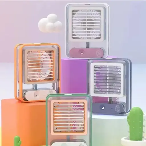 Summer Cooling Humidifying Mist Fan – Silent & Refreshing