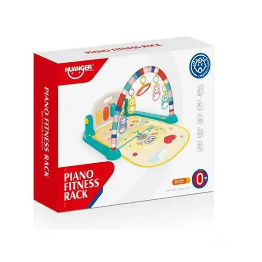 Huanger Baby Play Gym Piano Fitness Rack Mat