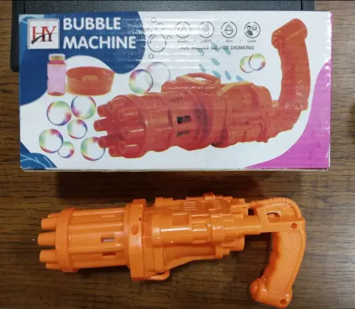 Bubble Machine Gun For Kids
